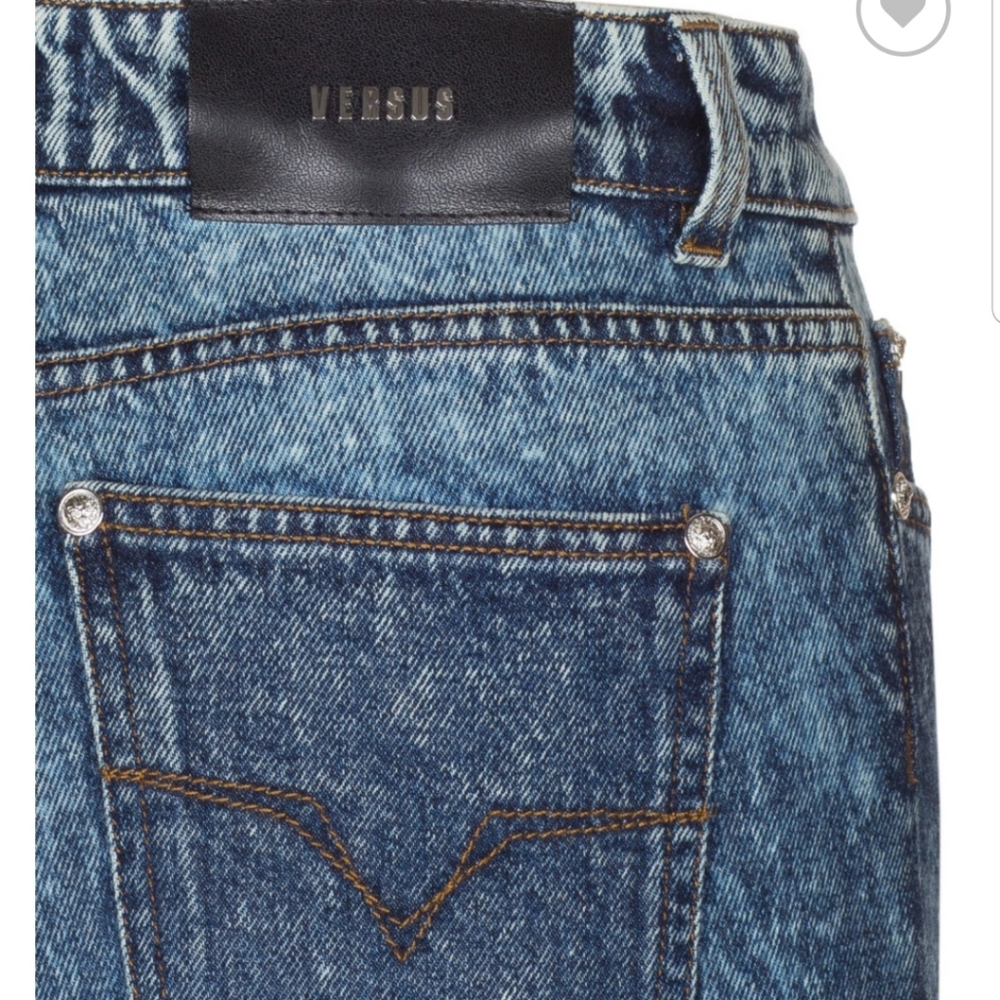 Versus by Versace, boyfriend style jeans,new,sz 28 - Picture 8 of 9